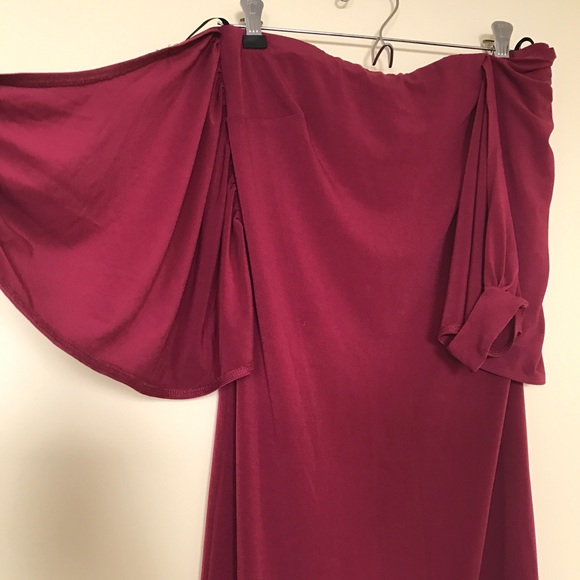 LAST CHANCE 10/13๐ธ BCBGeneration | Cross Front Halter Dress in Purple Berry - Picture 4 of 8